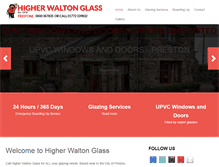 Tablet Screenshot of higherwaltonglass.com